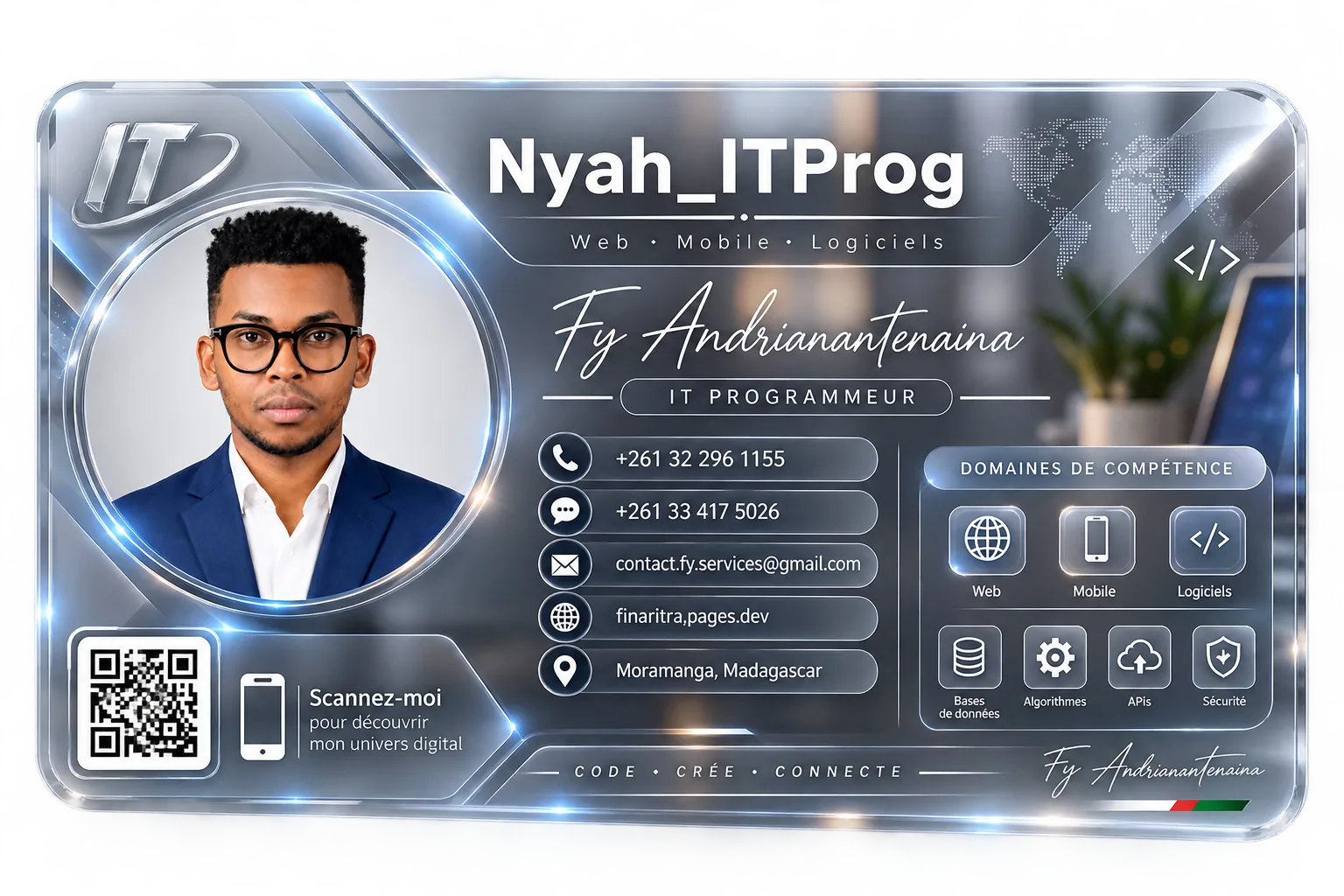 Carte de visite Nyah_ITProg - Francais